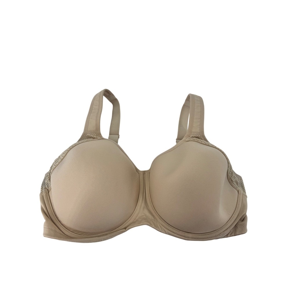 Wacoal 40DD Full‎ Figure Underwire Bra Beige Smooth Full Coverage Comfort